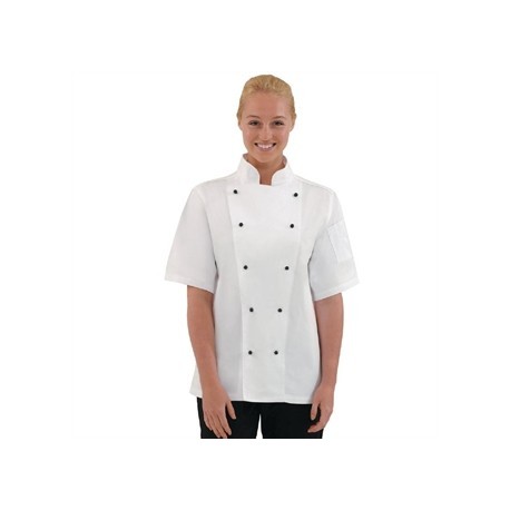 Whites Chicago Unisex Chefs Jacket Short Sleeve 2XL