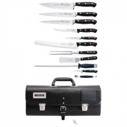 Dick Premier Plus 11 Piece Knife Set With Roll Bag