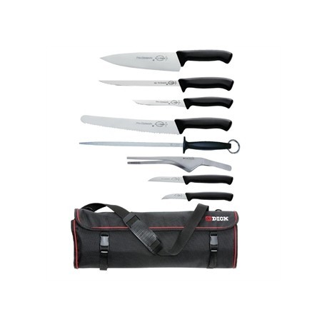 Dick Pro Dynamic 8 Piece Starter Knife Set With Roll Bag