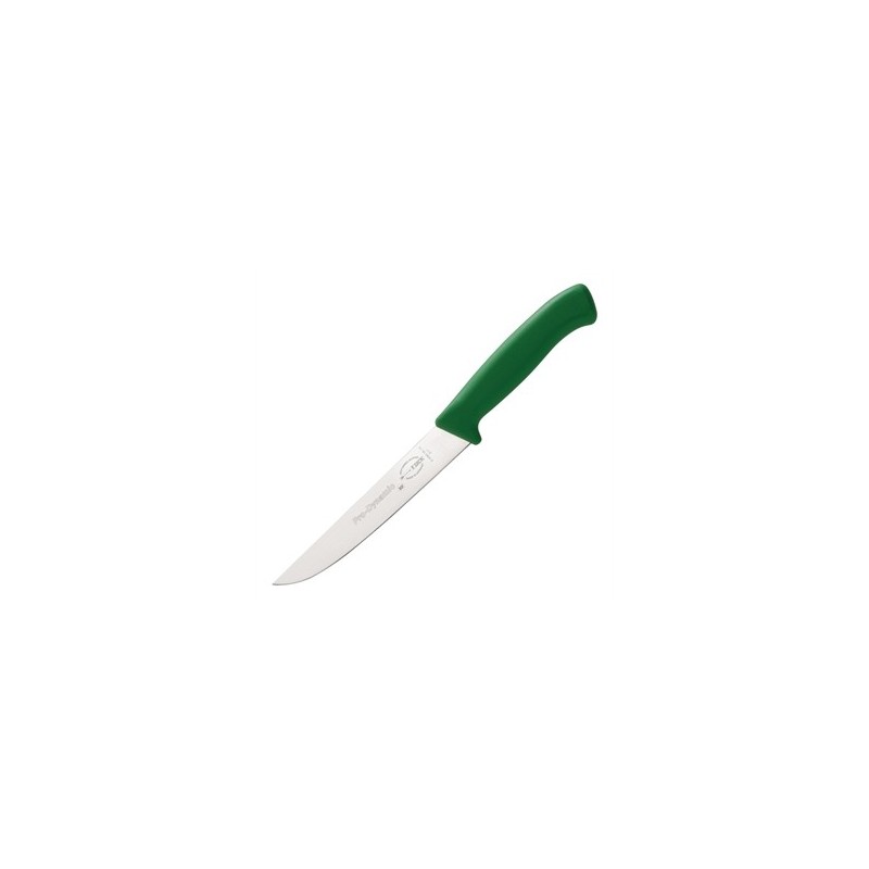Dick Coltelli Pro-Dynamic HACCP – Coltello Spelucchino Curvo, Lama 5 Cm, Manico Verde Antiscivolo, Acciaio X55