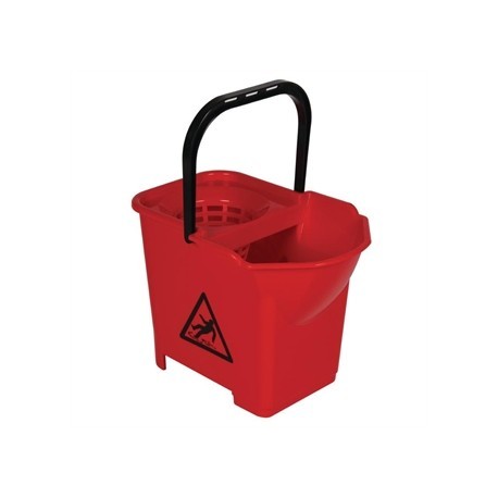 Jantex Colour Coded Mop Bucket Red