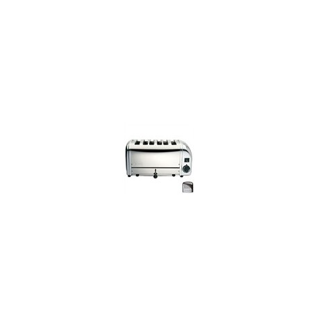 Dualit Bun Toaster 6 Bun Metallic Silver 61028