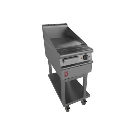 Dominator Plus 400mm Wide Ribbed Griddle on Mobile Stand E3441R