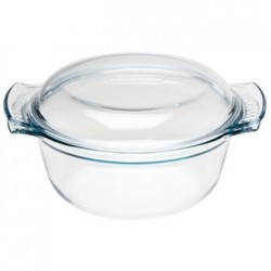 Pyrex Round Glass Casserole Dish 1.5Ltr