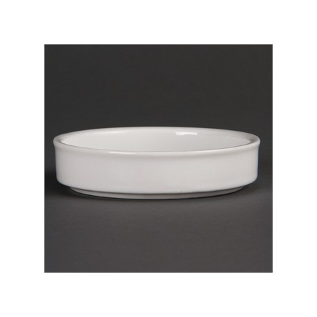 Olympia Mediterranean Stackable Dishes White 102mm