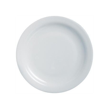 Arcoroc Opal Hoteliere Narrow Rim Plates 236mm