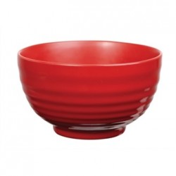 Art de Cuisine Red Glaze Ripple Bowls Small