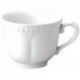 Churchill Buckingham White Elegant Tea Cups 220ml