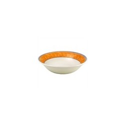 Churchill New Horizons Marble Border Oatmeal Bowls Orange 150mm