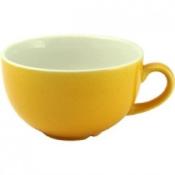 Churchill New Horizons Colour Glaze Cappuccino Cups Yellow 199ml