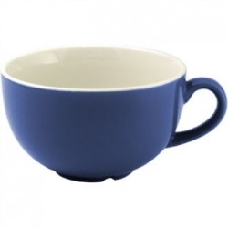 Churchill New Horizons Colour Glaze Cappuccino Cups Blue 284ml