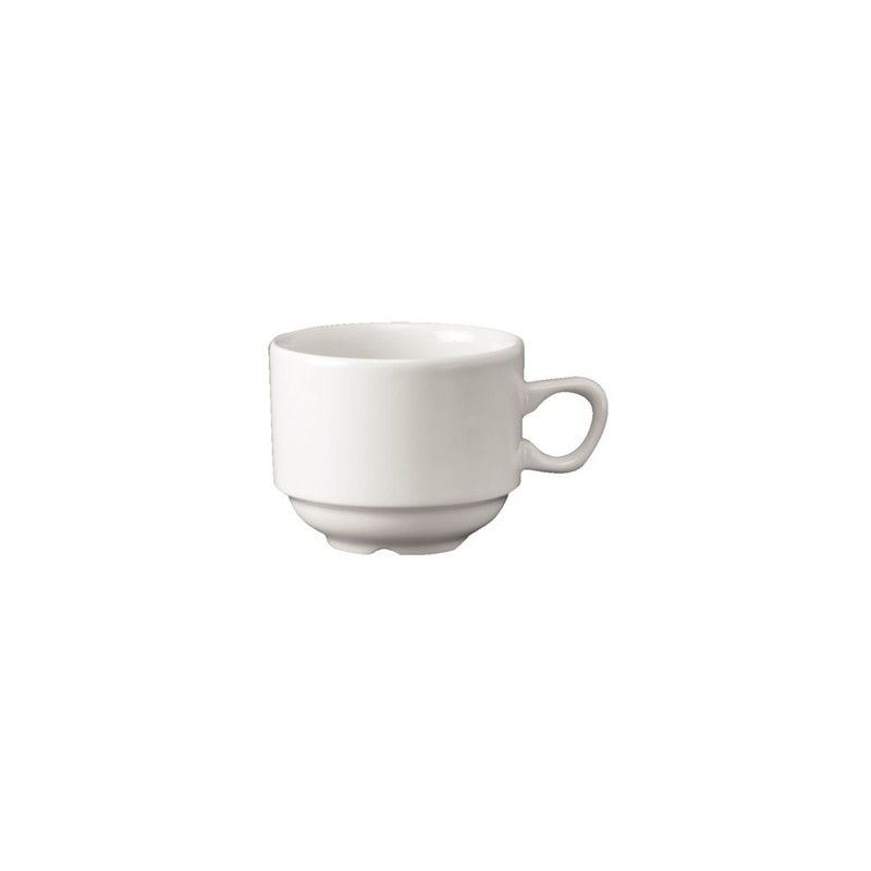 Tasses à cappuccino Churchill Plain Whiteware 227ml (Lot de 24)