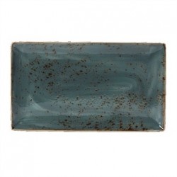 Steelite Craft Blue Rectangular Platters 330x 190mm