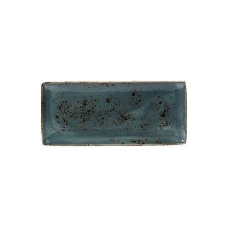 Steelite Craft Blue Rectangular Platters 370x 265mm