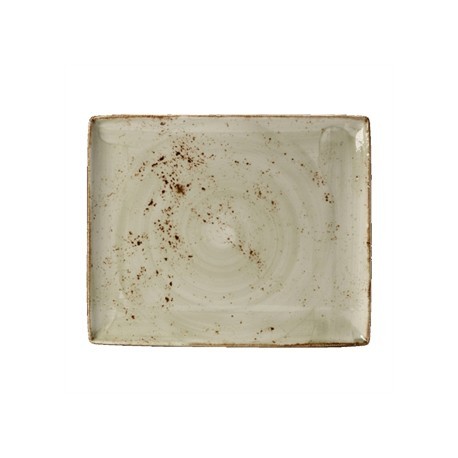 Steelite Craft Green Rectangular Platters 330x 270mm