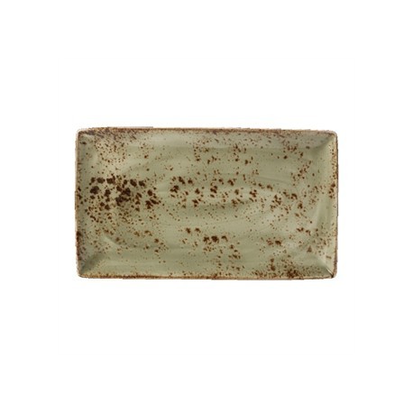 Steelite Craft Green Rectangular Platters 330x 190mm