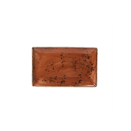 Steelite Craft Terracotta Rectangular Platters 270mm