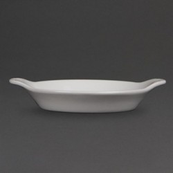 Olympia Whiteware Round Eared Dishes 167x 137mm