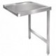 Vogue Pass Through Dishwash Table Right 1100mm