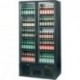 Infrico Upright Back Bar Cooler with Hinged Doors in Black ZX20