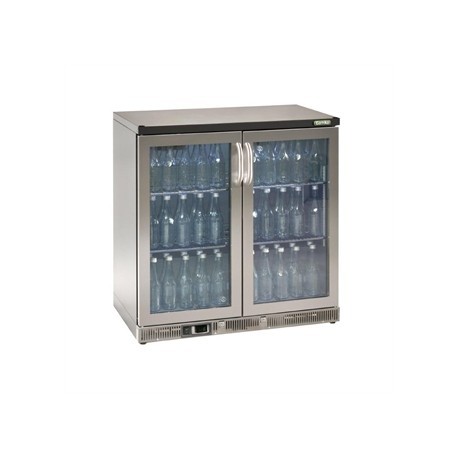 Gamko Bottle Cooler - Double Hinged Door 250 Ltr Stainless Steel