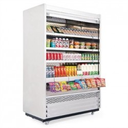 Williams Gem 1250mm Slimline Multideck White with Security Shutter R125-WCS