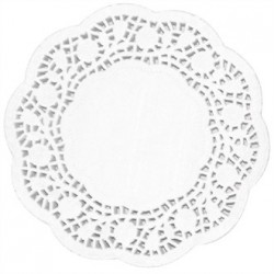 Fiesta Paper Doily Round 4in