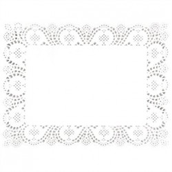 Fiesta Paper Doily Rectangular