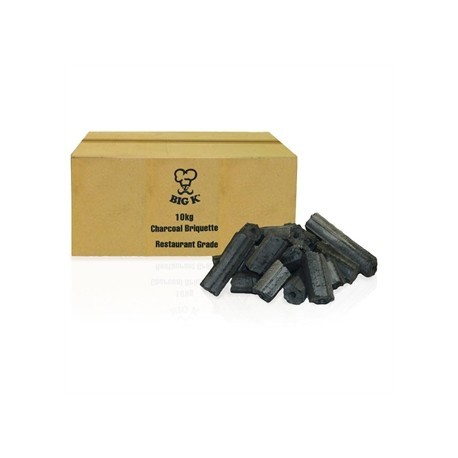 Big K Restaurant Grade Briquettes Charcoal 10kg