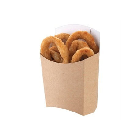 Disposable Kraft Chip Scoops Large