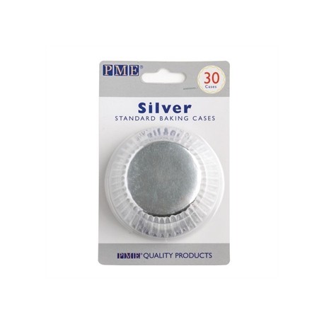 PME Cupcake Baking Cases Silver