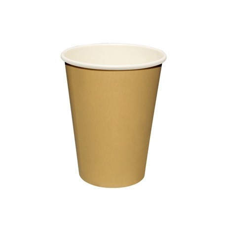 Fiesta Disposable Hot Cups Brown 8oz x1000