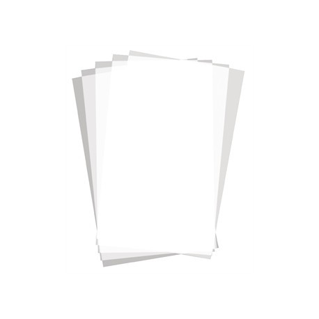 Greaseproof Paper Plain Print Rectangle