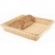 Polypropylene Natural Rattan Basket 1/2 GN