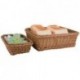 Polypropylene Brown Rattan Basket 1/2 GN