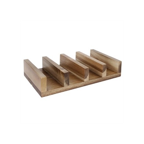 Olympia acacia wood Taco Stand