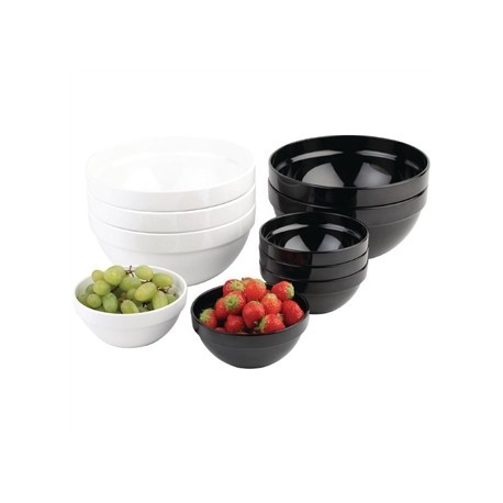APS Frames White 0.5Ltr Melamine Bowl