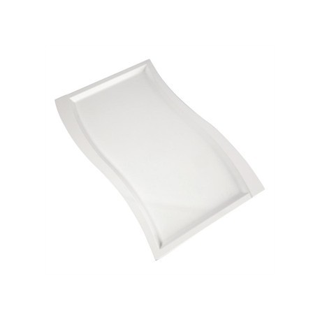 APS Wave Melamine Platter White GN 1/1