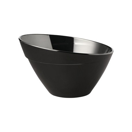 APS Balance Melamine Bowl Black 245mm