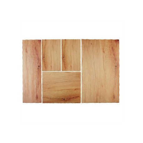 APS Oak Effect Melamine Tray 2/4GN