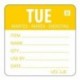 2 Inch Vogue Dissolvable Orange Tuesday Labels