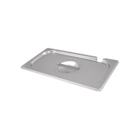 Vogue Stainless Steel 1/1 Notched Gastronorm Lid