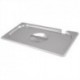 Vogue Stainless Steel 1/6 Notched Gastronorm Lid