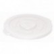 Vogue White Round Container Bin Lid Large
