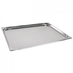 Vogue Stainless Steel GN 2/1 Double Size Gastronorm Pan 20mm