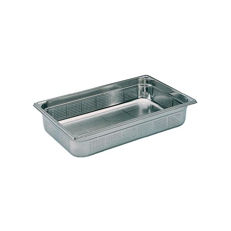 Bourgeat Stainless Steel Perforated 1/1 Gastronorm Pan 55mm