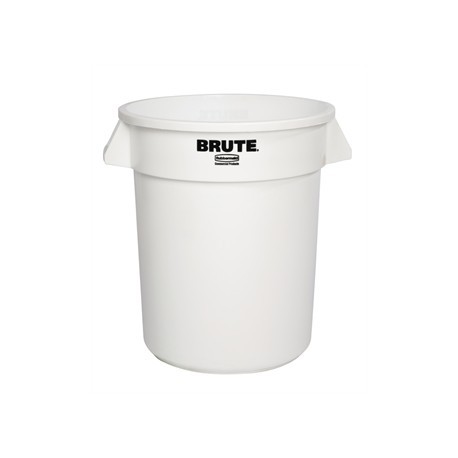 Rubbermaid Round Brute Container 75.7Ltr Container White