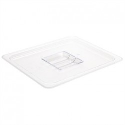 Vogue Polycarbonate 1/2 Clear Gastronorm Lid