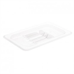 Vogue Polycarbonate 1/4 Clear Gastronorm Lid