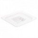 Vogue Polycarbonate 1/6 Clear Gastronorm Lid